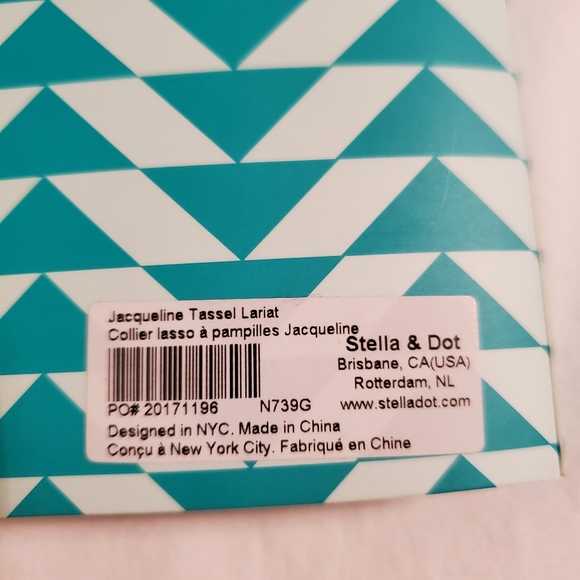 Stella and Dot Goldtone Larriet Tassel Necklace - Picture 3 of 4